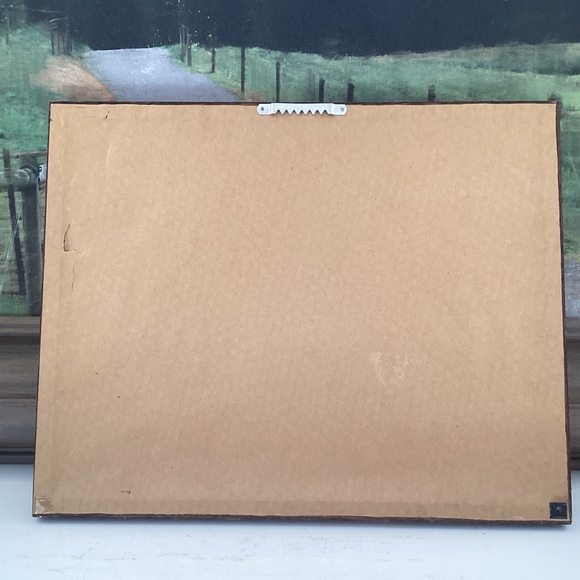 Hand Stitched Corvette Stingray Cross Stitch W/Frame 12”x15” Vintage Sports Car - Picture 9 of 10